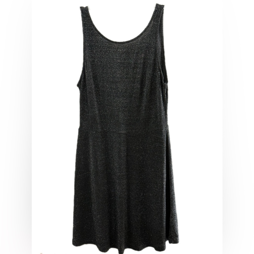 Black Sparkle Sleeveless Dress